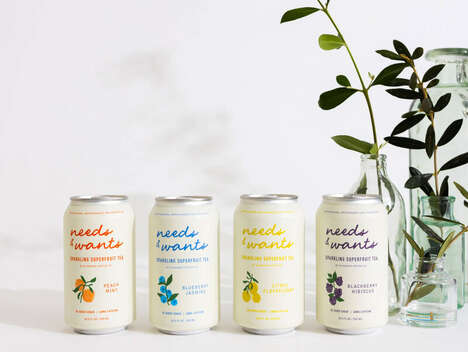Caffeinated Sparkling Teas