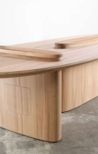 Aquatic Lake Wood Tables Image 3