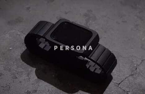 Sleek Steel Smartwatch Cases