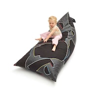 Leather Waste Beanbag Chairs Image 1