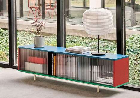 Colorful Minimally Designed Cabinets