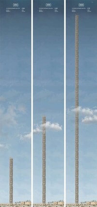 Stacked Concrete Memorial Concepts