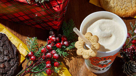 Frozen Eggnog-Infused Milkshakes
