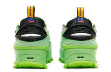 Bold Green Technical Shoes