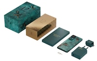 Artful Eroded Green Smartphones Image 2
