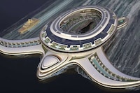 Turtle-Shaped Floating City Concepts Image 1