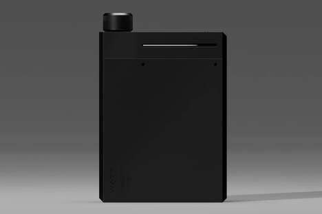 Sleek Elevated Flat-Shaped Flasks