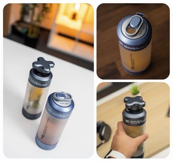 I invented the Modular Water Bottle for customized hydration! 