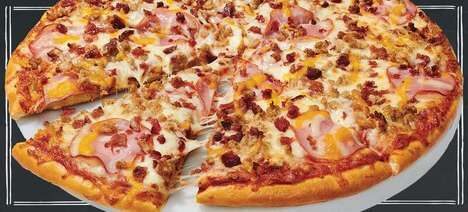 Cheesy Triple Meat Pizzas