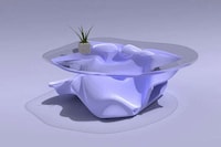Fluid Topographic Coffee Tables