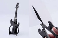 Guitar-Shaped Cutting Scissors Image 1