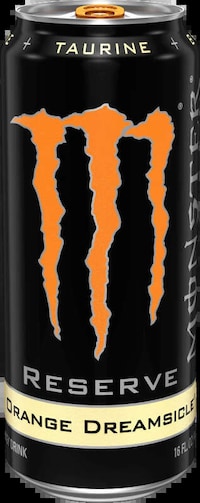 Orange Sherbet Energy Drinks