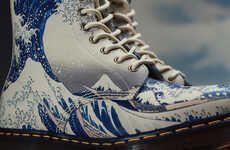 Hokusai-Inspired Collaborative Boots