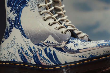 Hokusai-Inspired Collaborative Boots