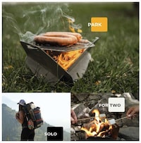 Tough Titanium Campfire Grills Image 2