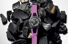 Scrap Tire-Made Luxury Watches