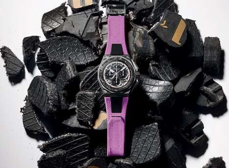 Scrap Tire-Made Luxury Watches
