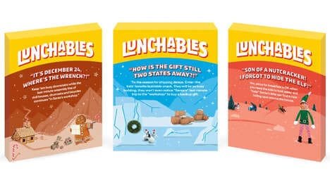 Humorous Holiday Snack Packs