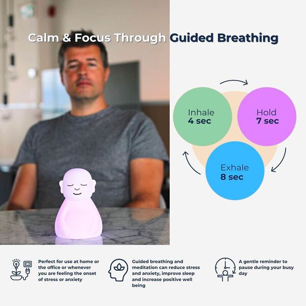 Mindfulness Breathing Devices : Mindsight 'Breathing Buddha