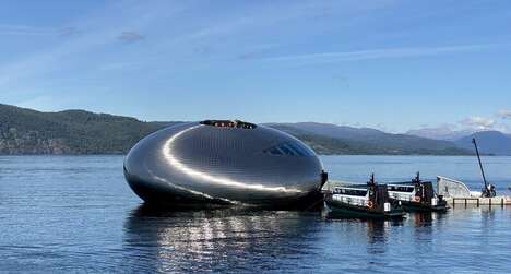 Salmon Scale-Inspired Pavilions