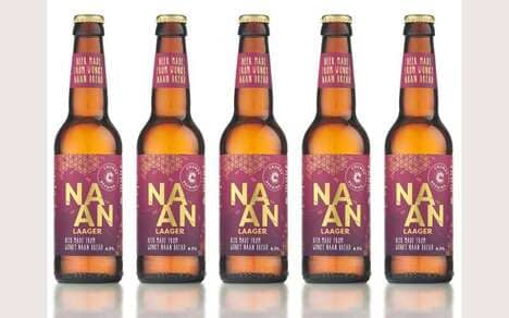 Upcycled Naan-Brewed Beers