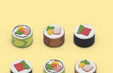 Sushi-Inspired 3D-Printed Confections