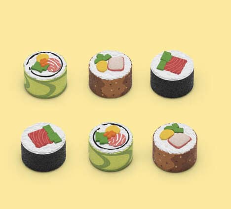 Sushi-Inspired 3D-Printed Confections