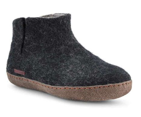 Danish-Design Wool Felt Slippers