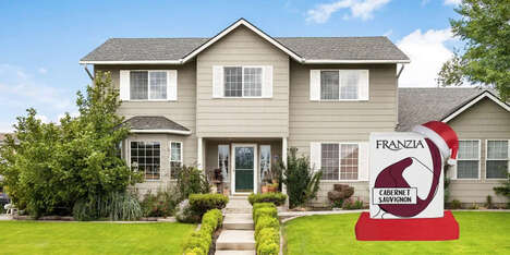 Boxed Wine Lawn Ornaments