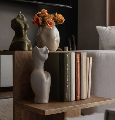 Elegant Ivory Vases