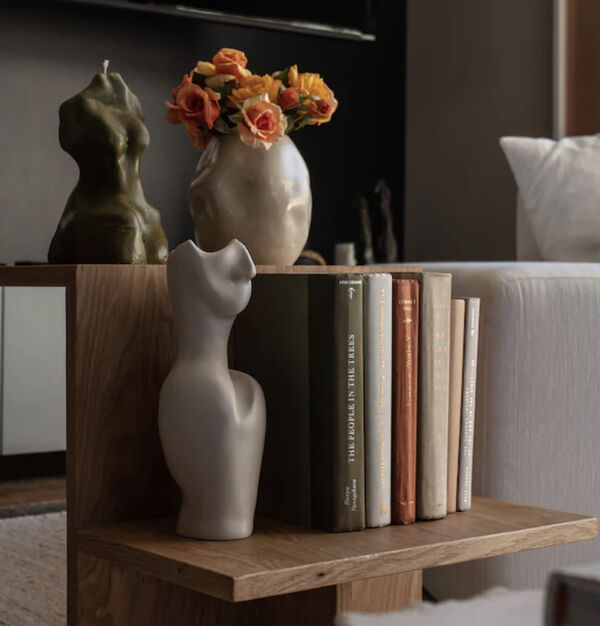 Elegant Ivory Vases