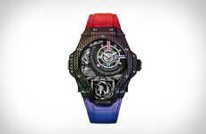 Multicolored Luxury Timepieces