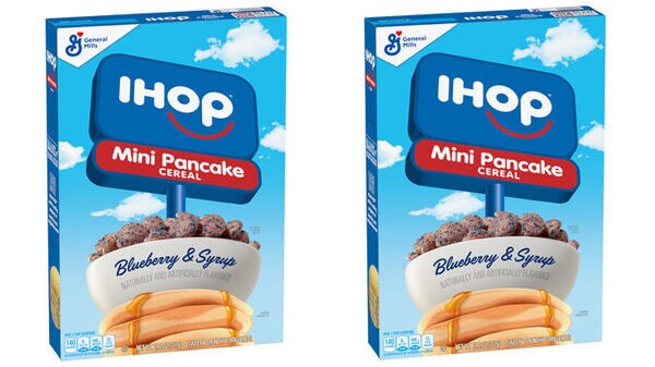  General Mills IHOP Blueberry and Syrup Mini Pancake