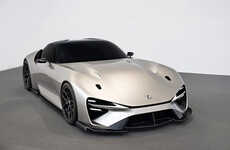 Sculpted Electric Sports Cars