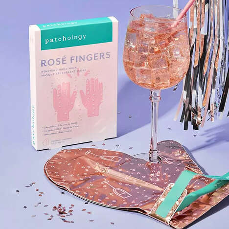 Wine-Scented Hand Masks