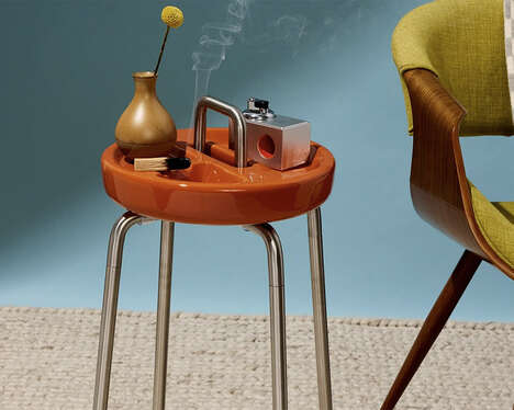 Retro-Modern Ashtray Furniture