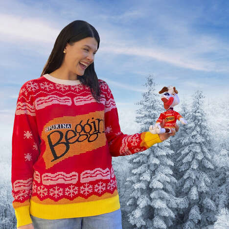 Holiday Dog Mascot Decorations