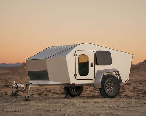Angular Aerodynamic Camping Trailers