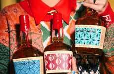 Dressed-Up Bourbon Bottles