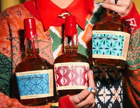 Dressed-Up Bourbon Bottles