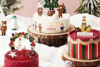 Artful Christmas Cakes