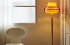 Pine Wood-Inspired Minimal Lamps
