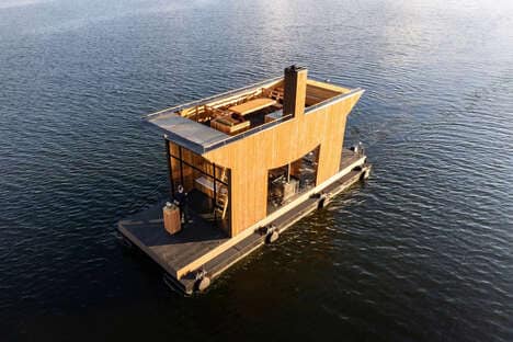 Floating Travelling Saunas