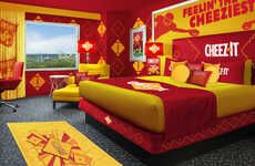 Cheesy Snack-Themed Hotel Rooms