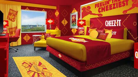 Cheesy Snack-Themed Hotel Rooms