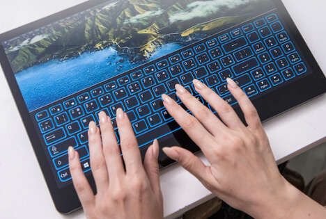 Keyboard-Equipped Touchscreens