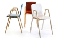 Solid Wooden Stackable Chairs Image 3