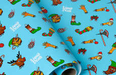 Water Brand Wrapping Paper