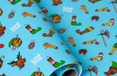 Water Brand Wrapping Paper
