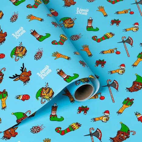 Water Brand Wrapping Paper